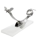 Miniatyrbild 1 av 4: Swivel jamonero - Flores Cortés - Fiberrocker - Vit färg - Professionellt stöd