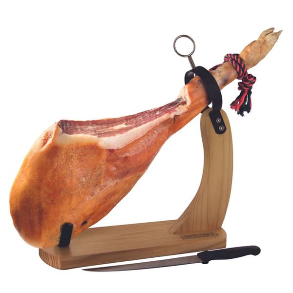 Skinkhållare med kniv 38 x 14,2 x 39 cm