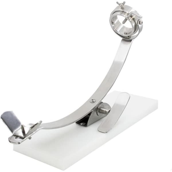 Swivel jamonero - Flores Cortés - Fiberrocker - Vit färg - Professionellt stöd