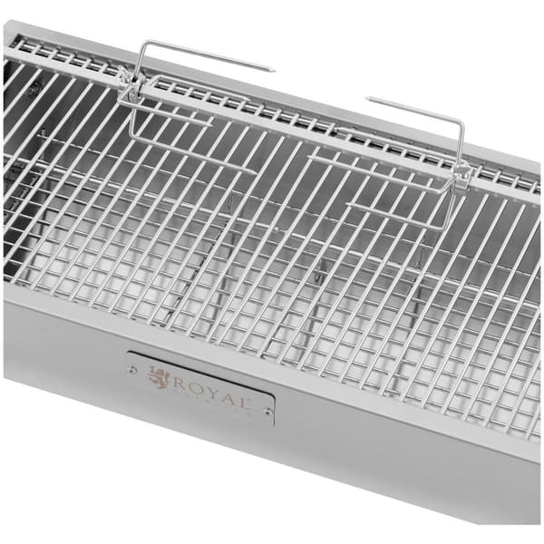Royal Catering Rotisseriegrill - Med motor - 15 kg - Längd, grillspett: 82 cm - Rostfritt stål