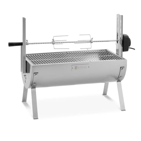Royal Catering Rotisseriegrill - Med motor - 15 kg - Längd, grillspett: 82 cm - Rostfritt stål