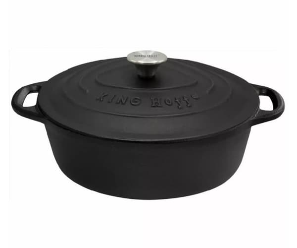 STØBEJRN REGNSPANDE 33cm 6,2L KINGHOFF KH-1531