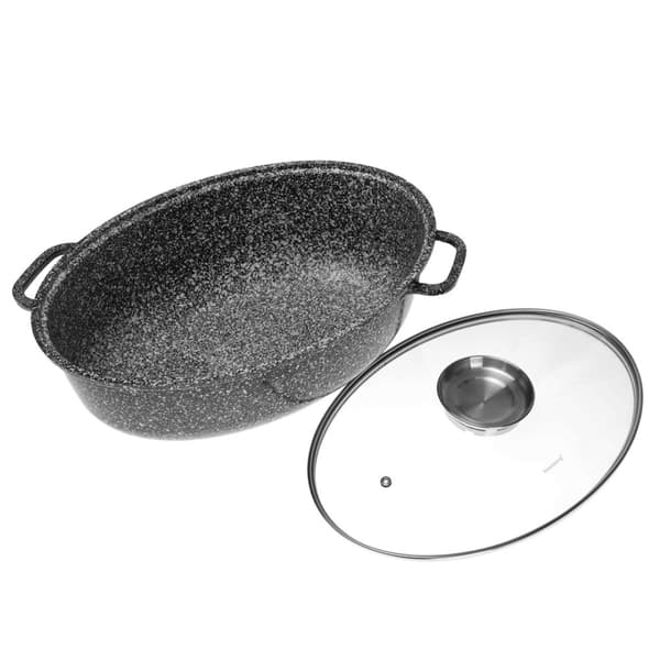 KERAMISK RIFFEL Pande 38cm MED LÅG KLAUSBERG KB-7366