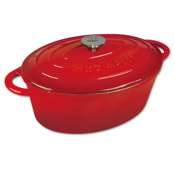 EMALERET STØBEJRNSROSTER 33cm KINGHOFF KH-1612