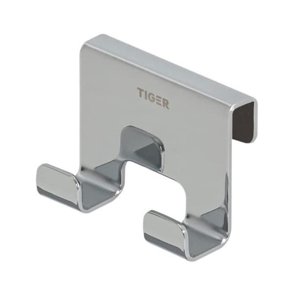 Tiger Caddy krok for glassvegg 6-8 mm Krom