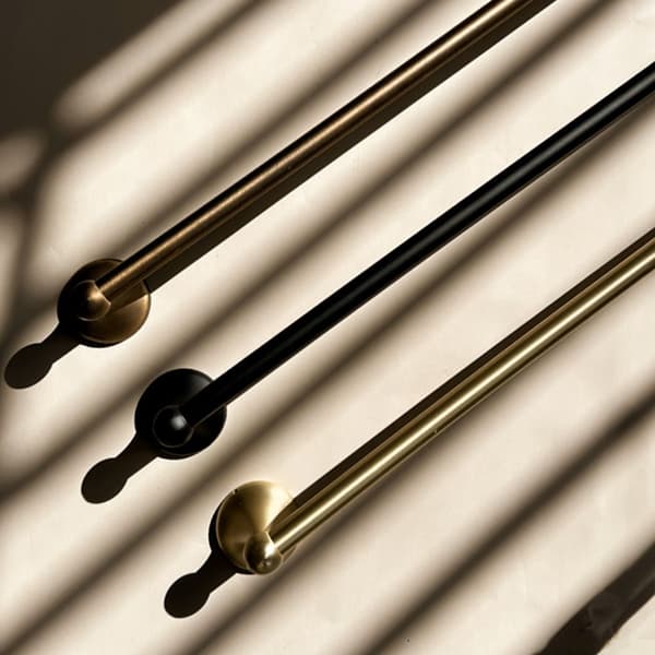 Enkelt badeværelseshylde 332870B Antik Bronze