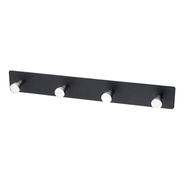 Habo 1368-4 Knaggrekke Svart / Krom