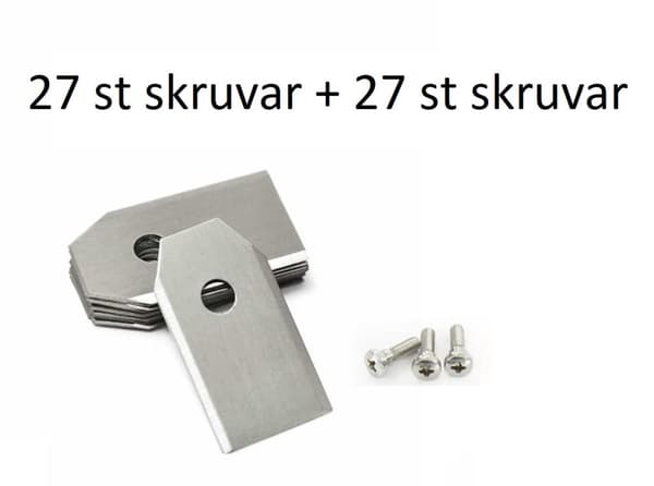 36 st Knivblad till Yard Force Robotgräsklippare