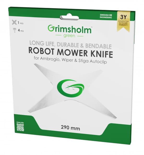 Kniv till Stiga Autoclip 29cm Robotgräsklippare Gräsklippare Knivblad