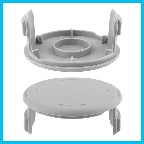 INF 4-pack skyddskåpor för trådspolar på grästrimmer GråRYOBI AC80RL3/AC14RL3A