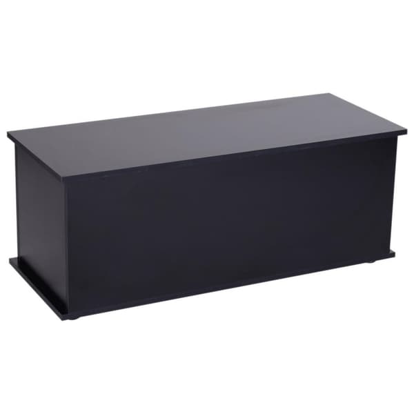 Rootz kiste med hængslet - Sort - Spånplade - 15,74 cm x 39,37 cm x 15,74 cm