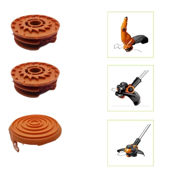 Udskiftning af spolehætte til Worx WG105/WG106/WG108/WG109/WG112/WG113/WG115/WG116 Orange