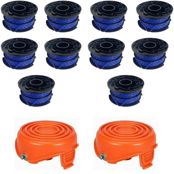INF Erstatningssnelle og dekselsett for BLACK+DECKER-trimmere