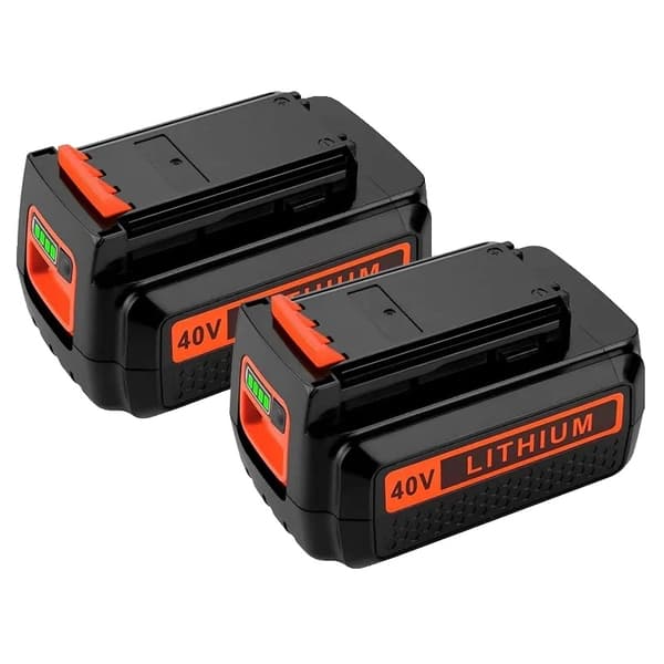 Til Black & Decker 36V/40V Li-ion Batteri, 3000mAh/3500mAh Høj Kapacitet, Hurtig Opladning,2 stykker 3,0 3,5AH