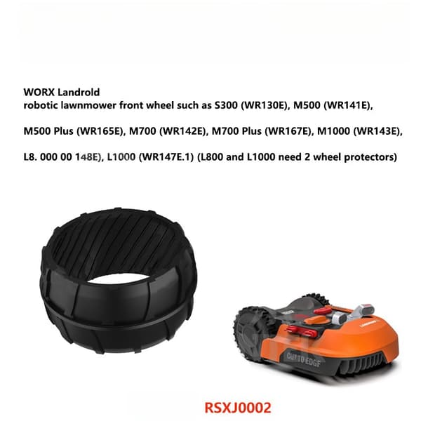 Slitstarka hjul för Worx Landroid - 2-pack 0