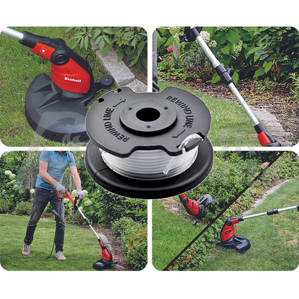 INF Ersättningsspole & lock-set för Einhell grästrimmer 10-Pack