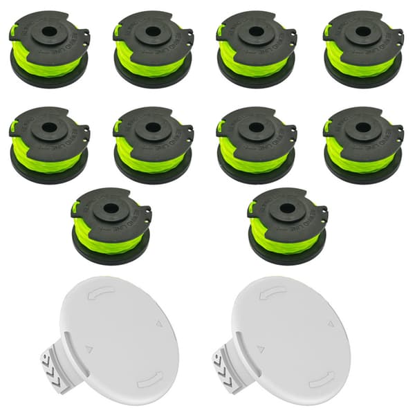 INF Erstatningssnelle og hettesett for Ryobi-trimmere 10-Pack