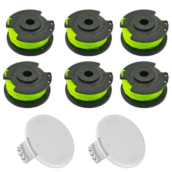 INF Erstatningssnelle og hettesett for Ryobi-trimmere 6-Pack