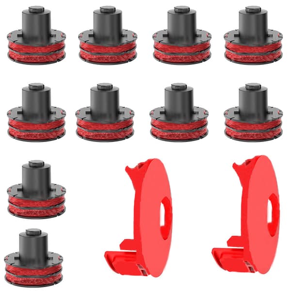 INF Utskifting av spolelinje og deksel for AL-KO trimmerhode 10-Pack