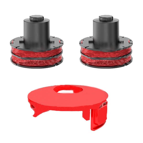 INF Utskifting av spolelinje og deksel for AL-KO trimmerhode 2-Pack