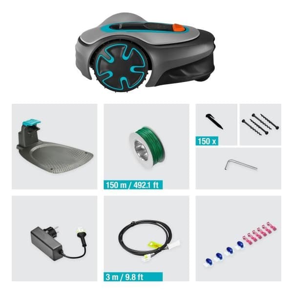 GARDENA SILENO Minimo 500 (15202-26) Bluetooth®-ansluten robotgräsklippare - 500m²