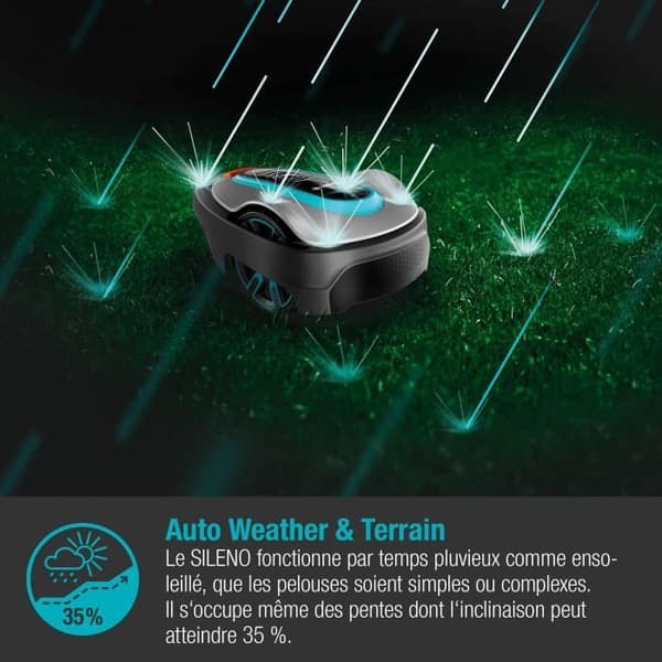 Robotgräsklippare - GARDENA - Sileno City 500 - Bluetooth - 15002-26