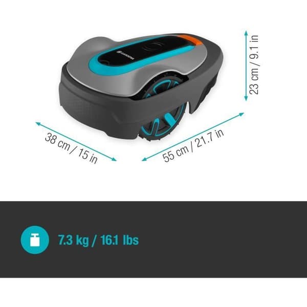 Robotgräsklippare - GARDENA - Sileno City 500 - Bluetooth - 15002-26