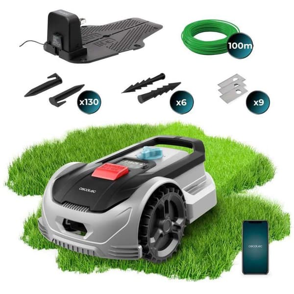 Robotgräsklippare - Conga - GrassHopper 500 - Digital Brushless - 500 m2 - Regnsensor