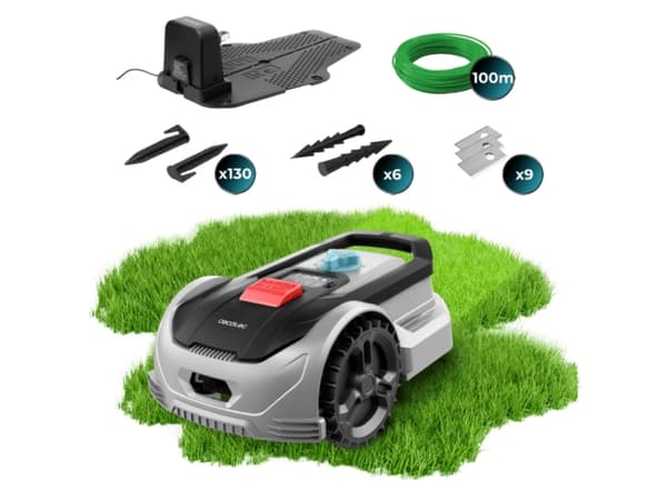 Cecotec Conga GrassHopper 300, Robotic lawn mower, 300 m², 16 cm, 2 cm, 5 cm, 27%