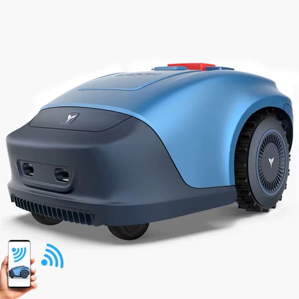 Wi-Fi/Bluetooth smart gräsklippare robot, trädgårdsklippare, smart navigering, flera lägen, vattentät och dammtät, automatisk laddning