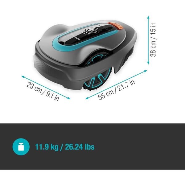 GARDENA Robotgräsklippare Smart SILENO City 400 m2