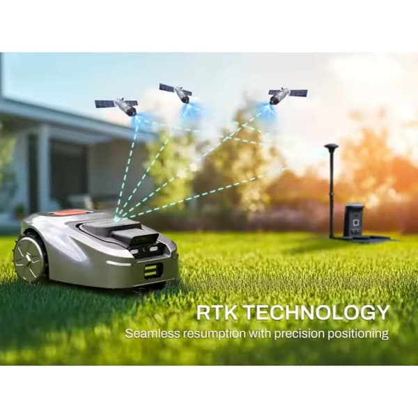 Robottiruohonleikkuri DEVVIS GS, ilman rajalankaa, RTK GPS, 2500 m²