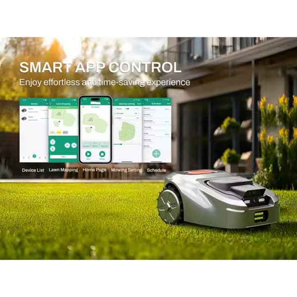 Robottiruohonleikkuri DEVVIS GS, ilman rajalankaa, RTK GPS, 2500 m²