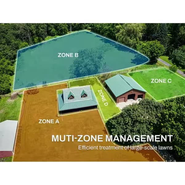 Robottiruohonleikkuri DEVVIS GS, ilman rajalankaa, RTK GPS, 2500 m²