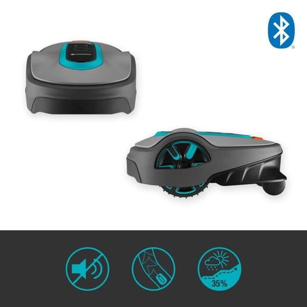 GARDENA robotgräsklippare - SILENO life 1000 - Upp till 1000 m² - Bluetooth-applikation - 58 db - Klippbredd: 22cm
