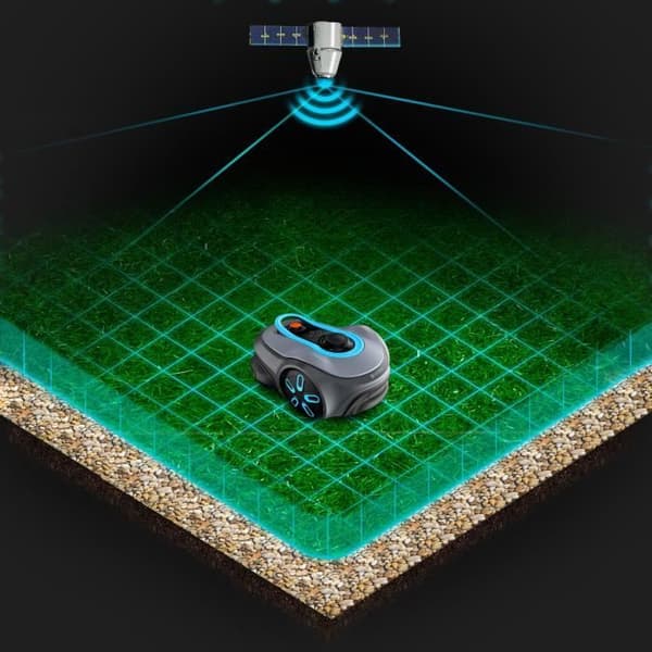 Robotgräsklippare - GARDENA - Smart SILENO Free 800 - Utan begränsningskablar - Yta 800 m² - Inkluderar smart Gateway