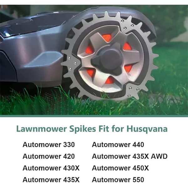 INF Forbedrede trækkraftspikes til HUSQVARNA robotplæneklippere