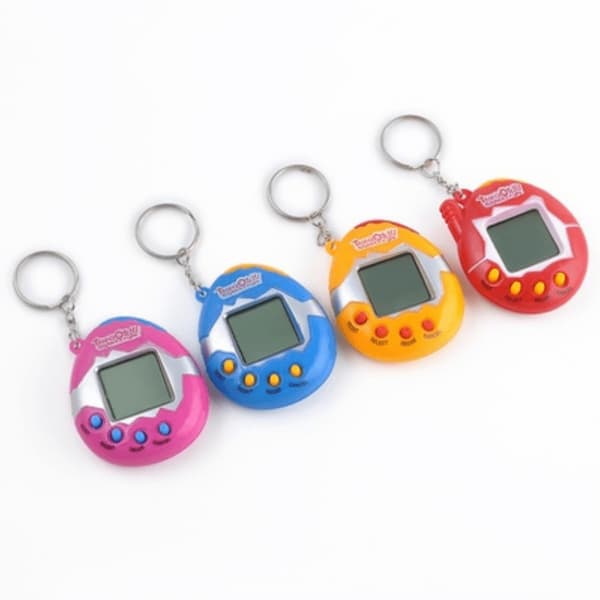 Tamagotchi - Retro Elektroniskt Husdjur - Blå