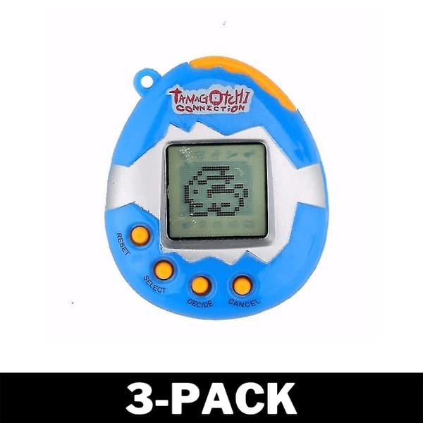 Tamagotchi - Retro Elektroniskt Husdjur - Blå