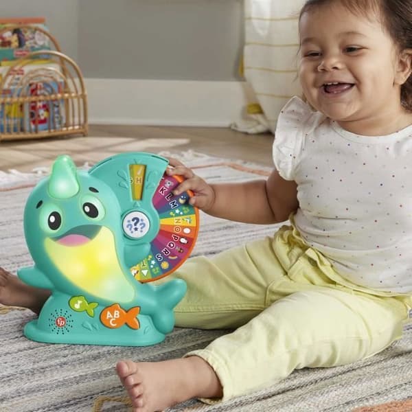 SOLAL THE NARWHA - FISHER-PRIS - HRC56 - TOY FISHER PRICE LINKIMALS