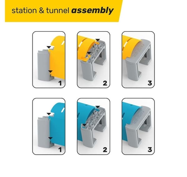 Intelino togstationer og tunneler sæt