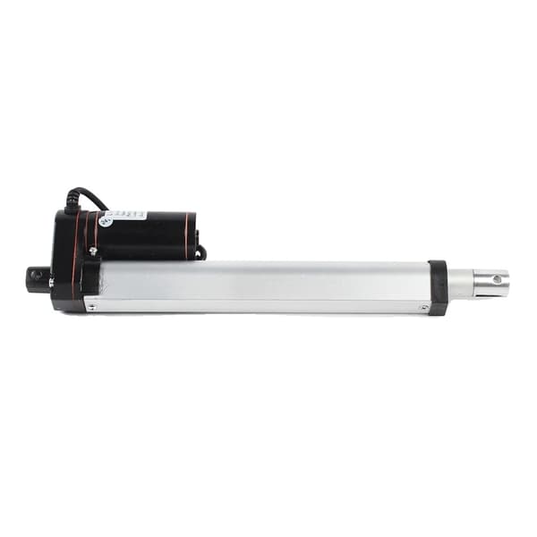 24V DC Elektrisk Lineær Aktuator, 200mm Slaglængde, 1500N Maksimal Belastning,Sølv