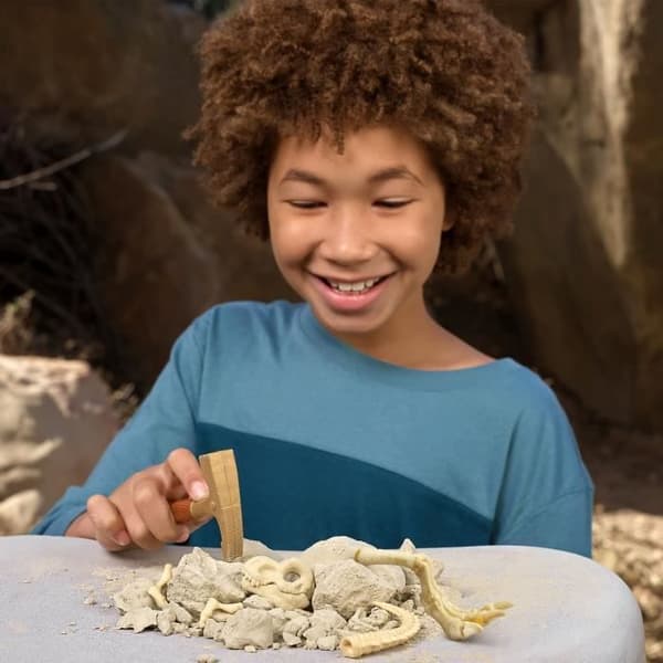 Grävspel - ZURU - ROBO ALIVE Dino Fossil Find - 4 dinosaurier att montera - Rock and Slime - Fossiler att samla