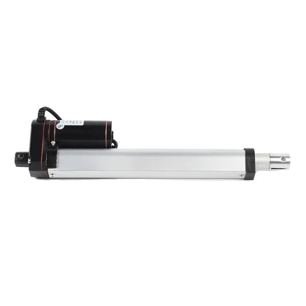 24V DC Elektrisk Lineær Aktuator, 200mm Slaglængde, 1500N Maksimal Belastning,Sølv