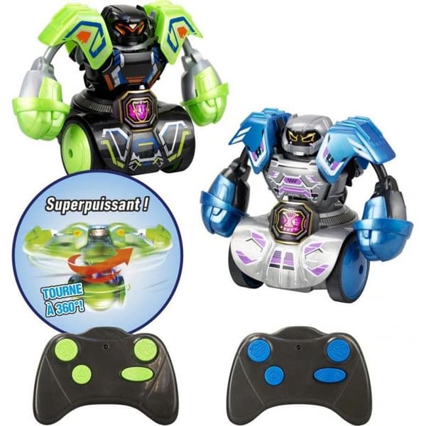 Stridsrobot - SILVERLIT - Kombat Tornado - Förstörelsekapacitet - 360° attack - Set med 2 robotar