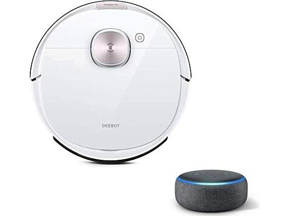 Ecovacs OZMO T8 - Hvid - 5200 mAh batteri - Driftstid (max) 175 min - Med moppe funktion - Appstyrret - Smarthome kompatibel