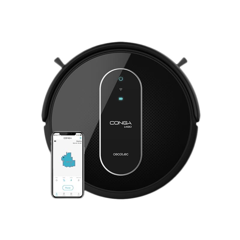Robotdammsugare Cecotec Conga 1490 Impulse 1400 Pa 64 dB WiFi Svart