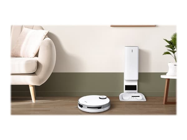 Samsung Jet Bot+ VR30T85513W - Dammsugare - självgående - utan påse - med Clean Station