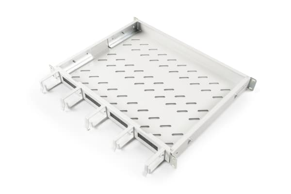 Digitus DN-97680 - Rack-hylle - fast - lysegrå, RAL 7035 - 1U - 19"