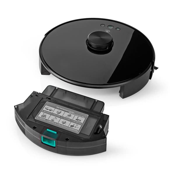 Nedis SmartLife Robot Pölynimuri | Laser-navigointi | Wi-Fi | Keräyssäiliön tilavuus: 0.6 l | Automaattinen lataus | Maksimi käyttöaika: 2 tuntia | Mu